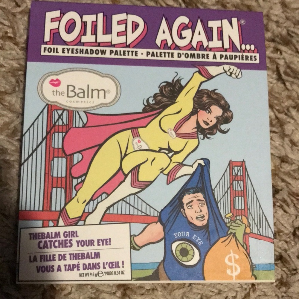 NEW - TheBalm foiled again - foiled eyeshadow palette